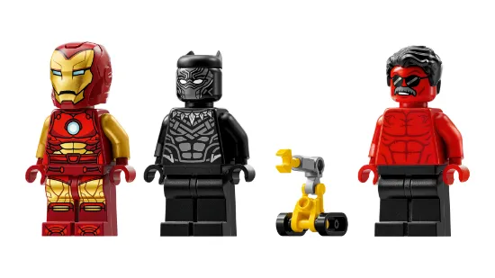 Picture of LEGO Super Heroes Marvel 76310 Iron Man Car & Black Panther vs. Red Hulk