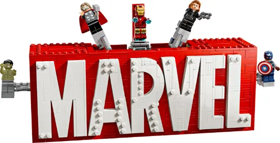 Picture of LEGO Super Heroes Marvel 76313 MARVEL Logo & Minifigures 