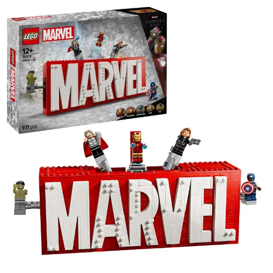 Picture of LEGO Super Heroes Marvel 76313 MARVEL Logo & Minifigures 