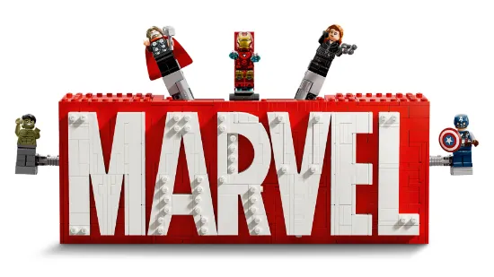 Picture of LEGO Super Heroes Marvel 76313 MARVEL Logo & Minifigures 