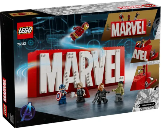 Picture of LEGO Super Heroes Marvel 76313 MARVEL Logo & Minifigures 