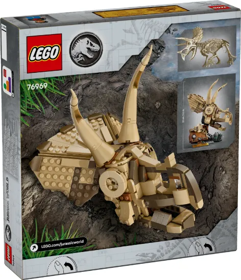 Picture of LEGO Jurassic World 76969 Dinosaur Fossils: Triceratops Skull 